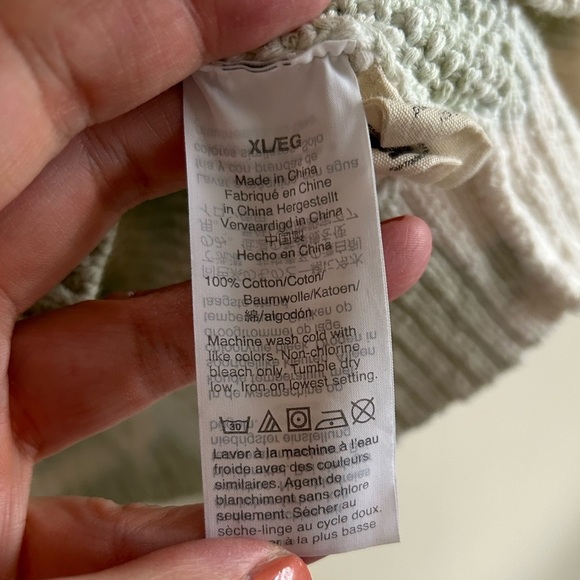 Madewell Tie-Dye Puff-Sleeve Sweater Size XL - Picture 5 of 6